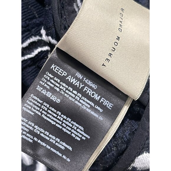 Roland Mouret Paddington Geometric Lightweight Coat Size 4 NWT - Picture 9 of 9